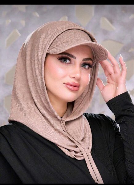 Hijab cap casquette sous foulard