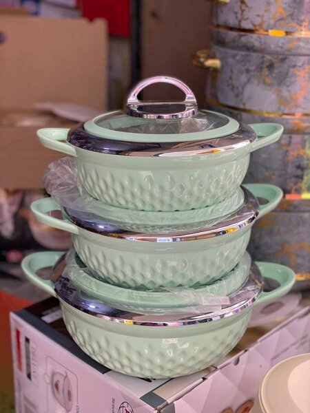 Food warmer 3 set high casserole role