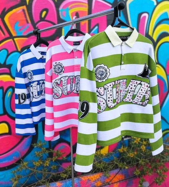 Chemise Rugby Rayée Homme