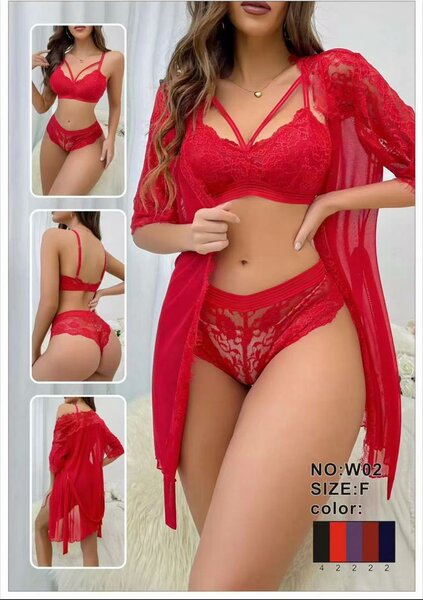 Ensemble lingerie sexy en dentelle