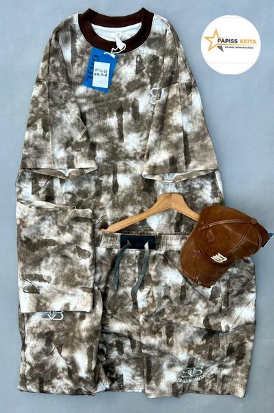 Ensemble décontracté homme tie-dye