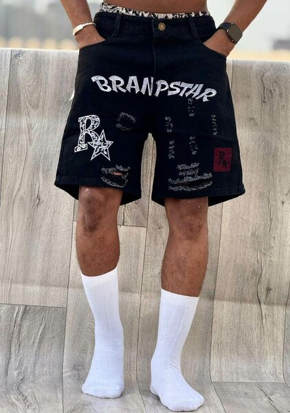 Shorts en jean décontractés homme