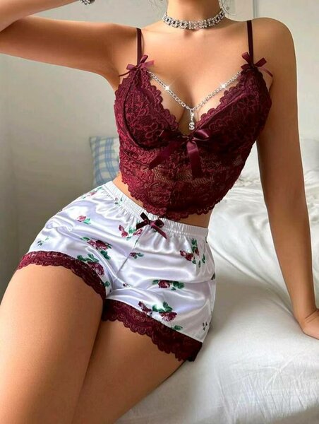 Ensemble lingerie femme élégant