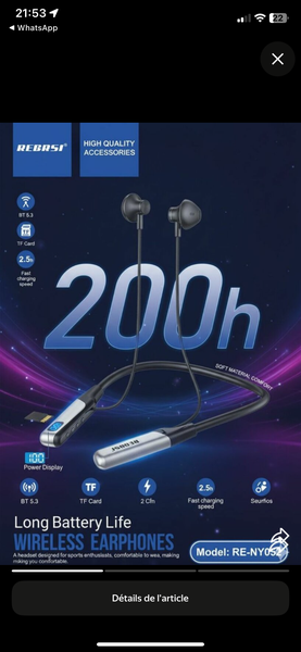 Écouteurs sans fil BEBST