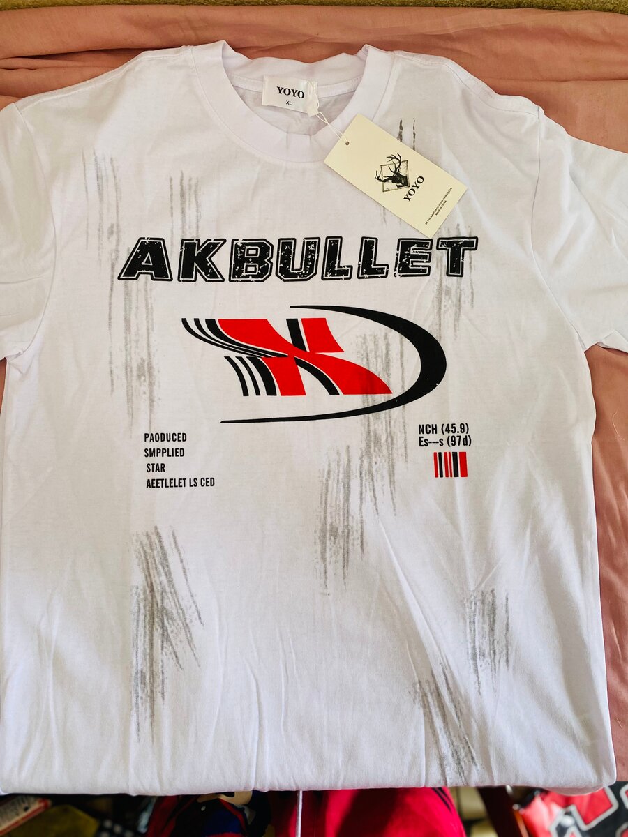 T-shirt décontracté homme AKbullet