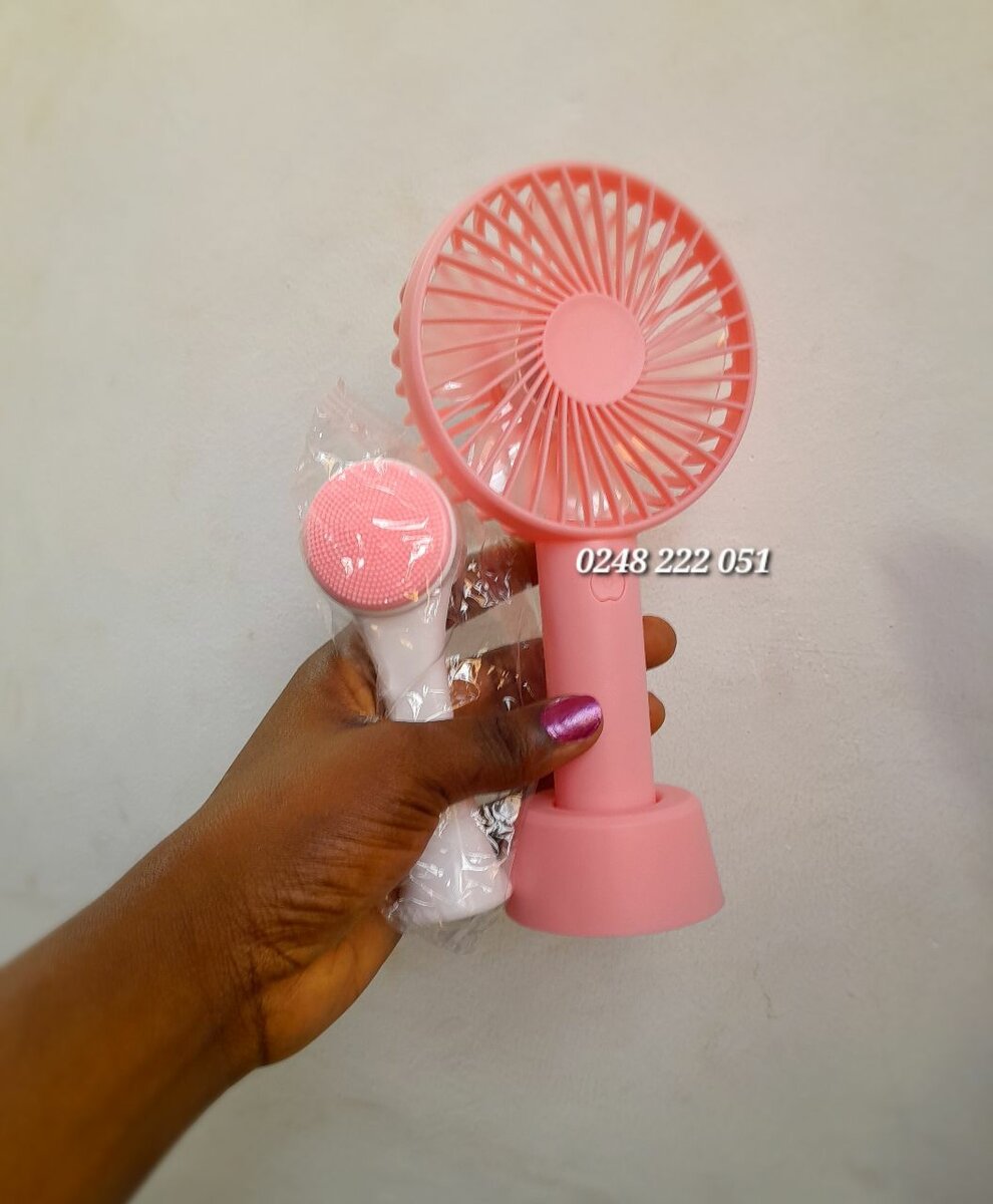 Quality and Affordable Facial cleansing brush Mini hand fan