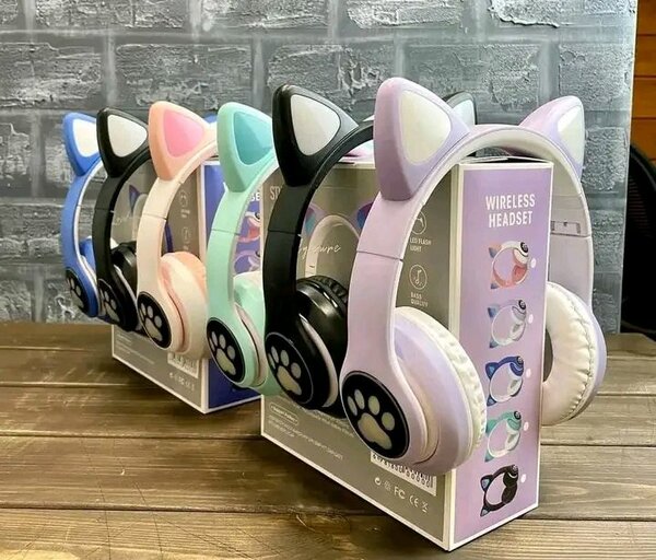Casque Bluetooth Oreilles de Chat