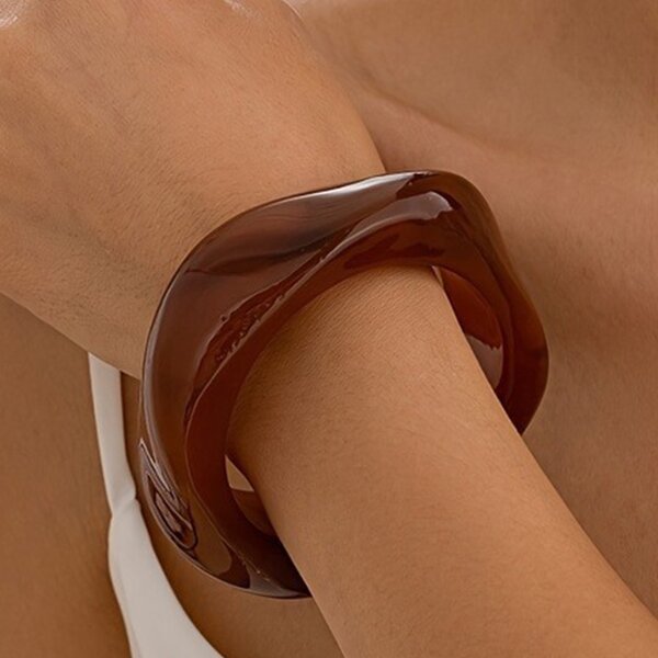Bracelet en résine tendance
