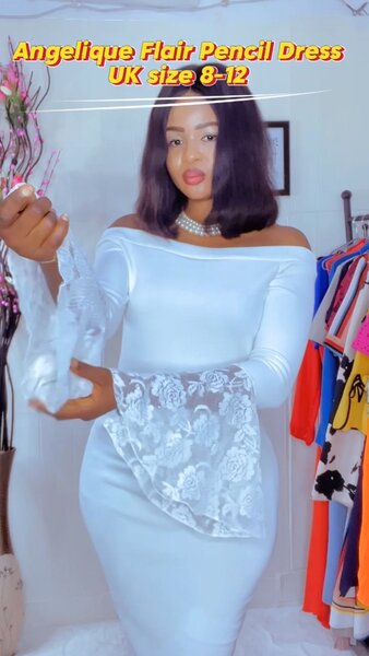 ANGELIQUE FLAIR PENCIL DRESS