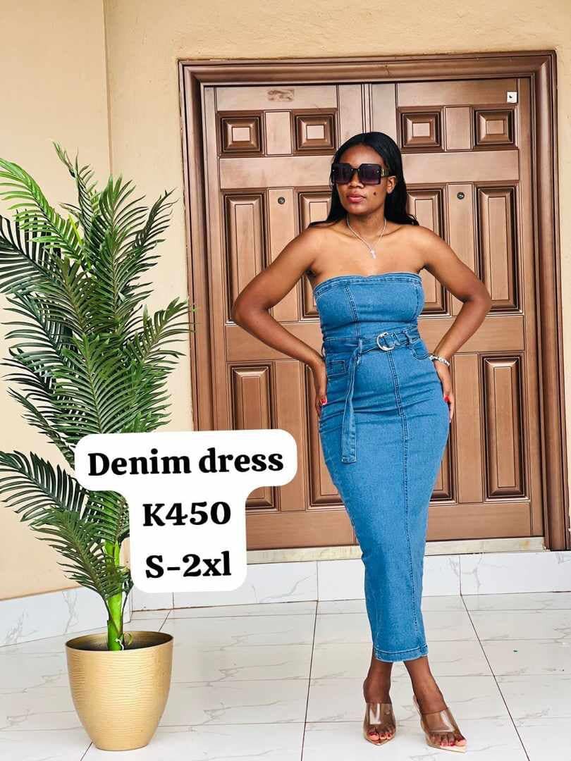 Denim dress S-2xl
