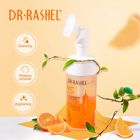 Rashel vitamine C Niacinamide démaquillant doux mousse netto