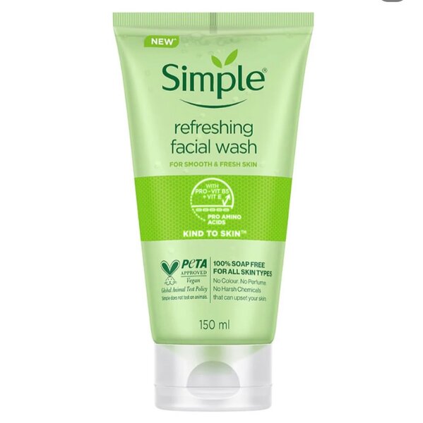 Simple face wash