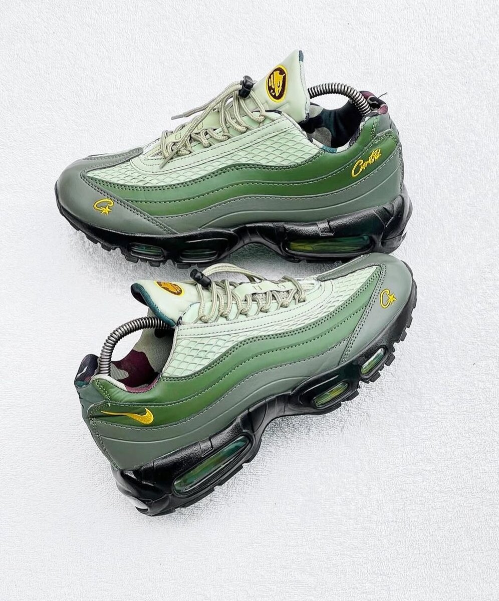 Baskets Air Max 95 Vert Stylées