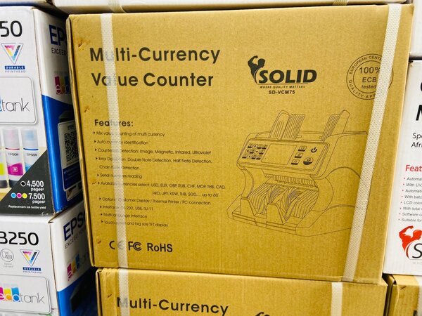 Multi  currency value counter machine
