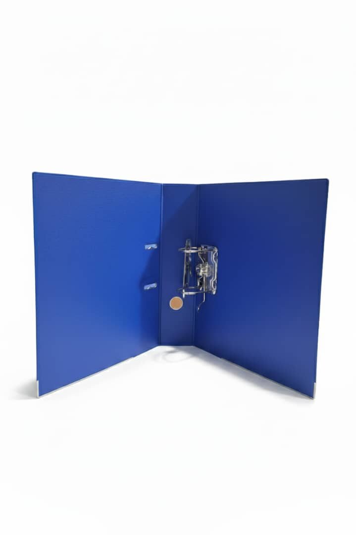 Classeur à levier bleu robuste