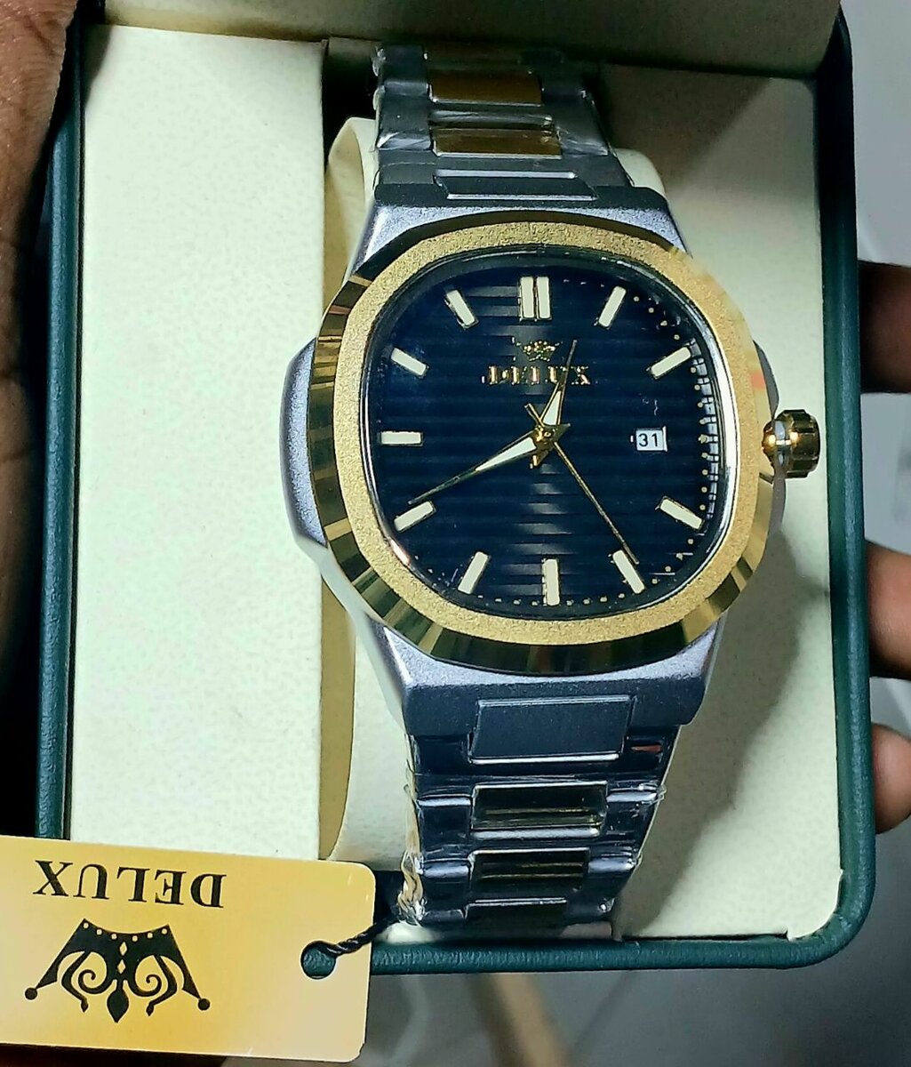 Montre homme luxe acier