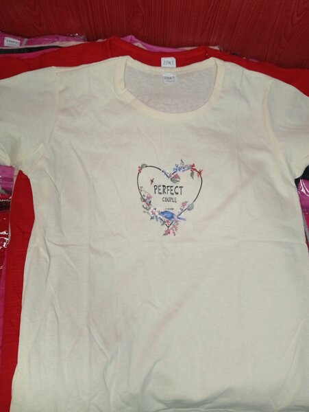 T-shirts colorés en coton