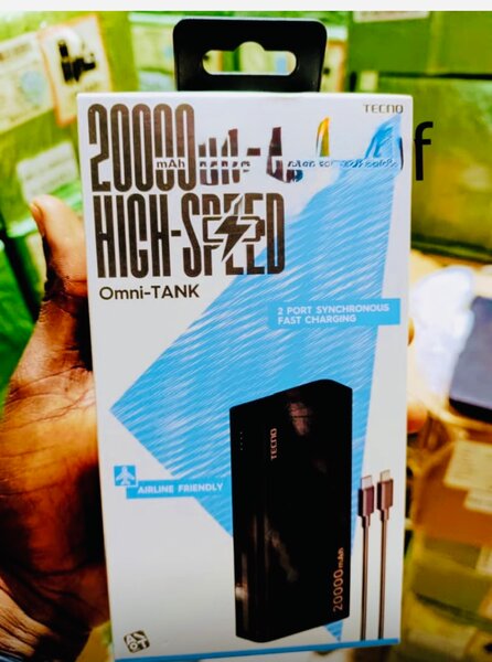 Chargeur Tecno 20000mAh USB-C