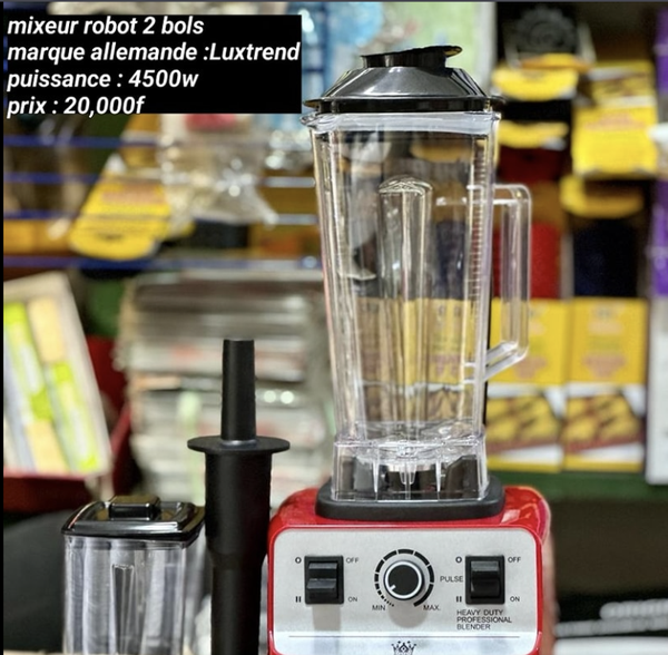 mixeur robot 2 bols