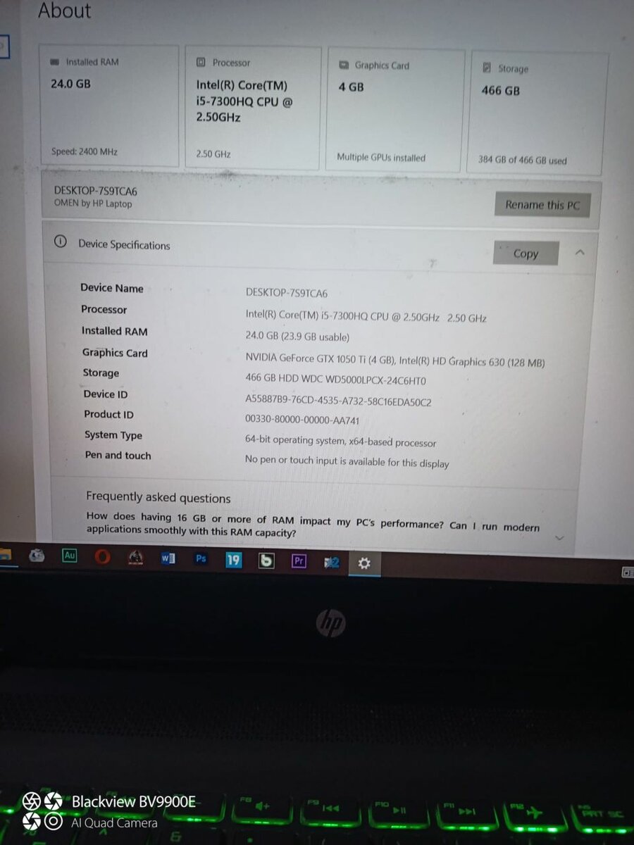 OMEN HP GAMING WORK STATION LA