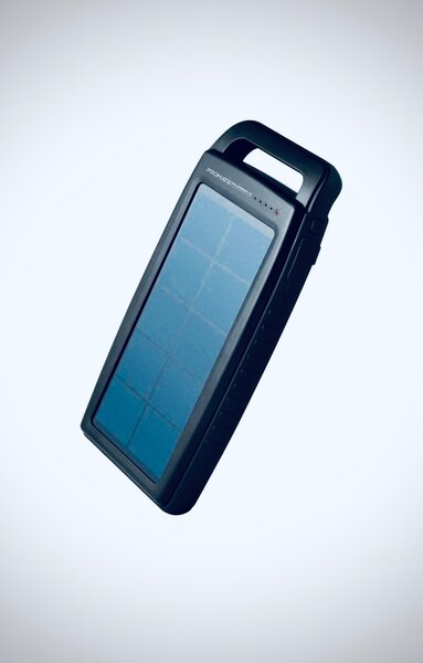 Promate 15000mAH Solar Power Bank with 2.1A USB Port