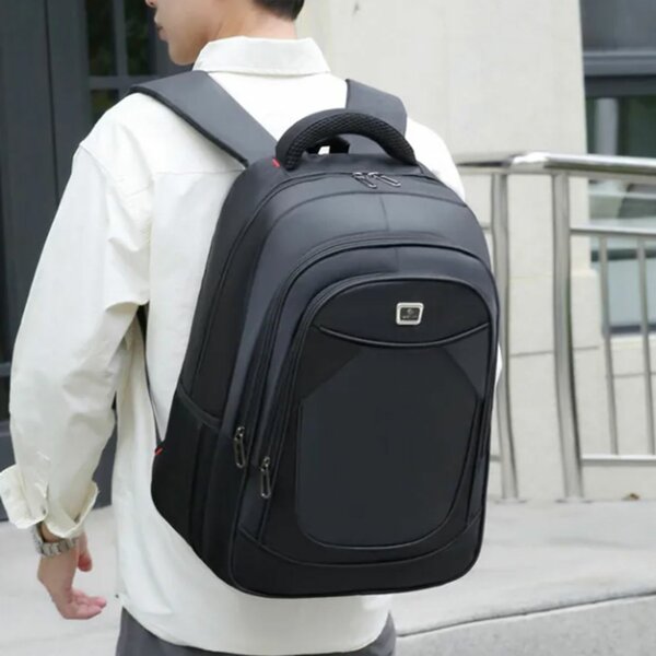 Big all black backpack