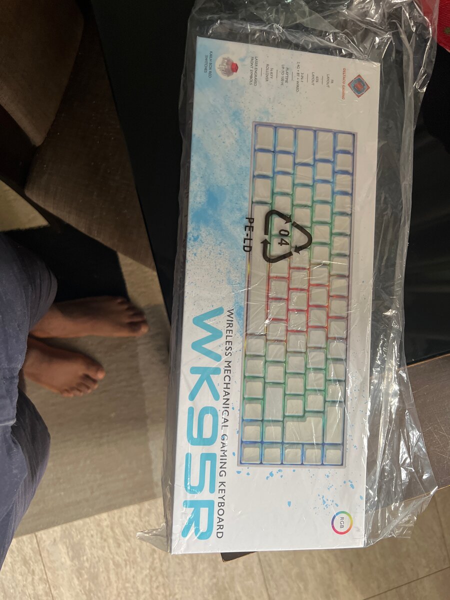 Clavier mécanique sans fil RGB