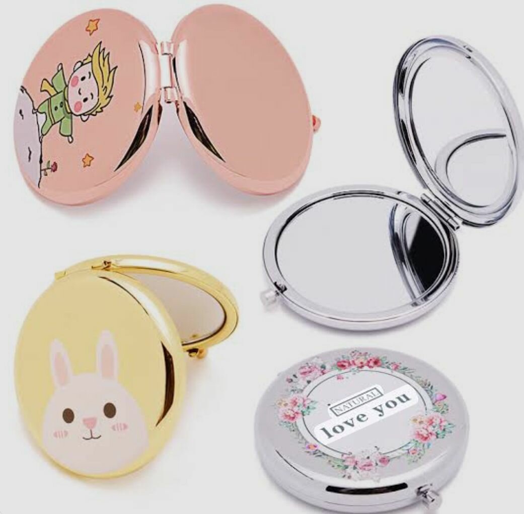 Miroir de poche compact et élégant