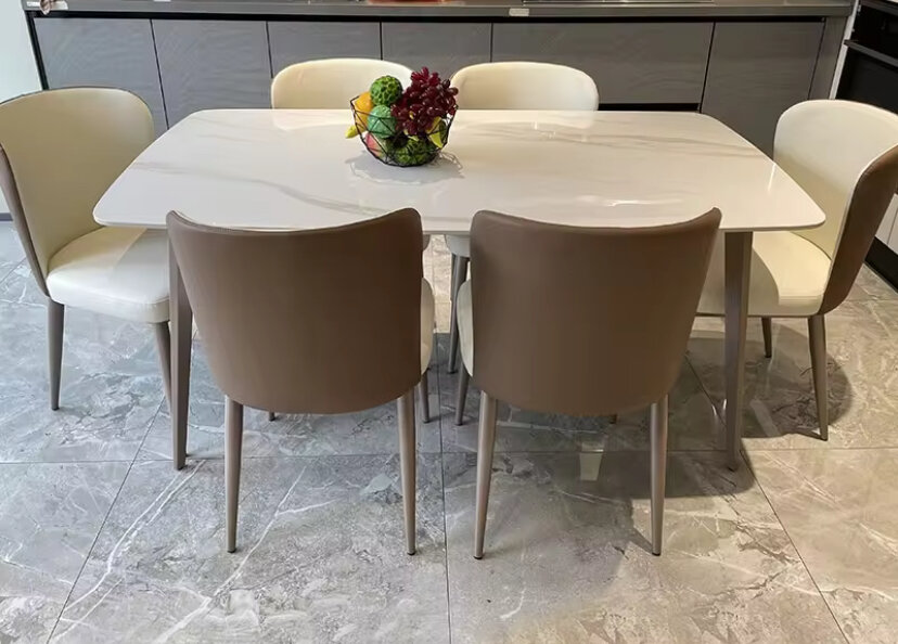 Table à manger moderne 6 places