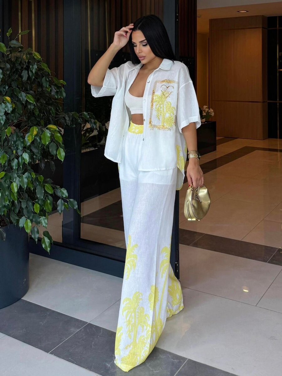 Ensemble floral léger femme