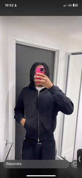 Veste à capuche zippée