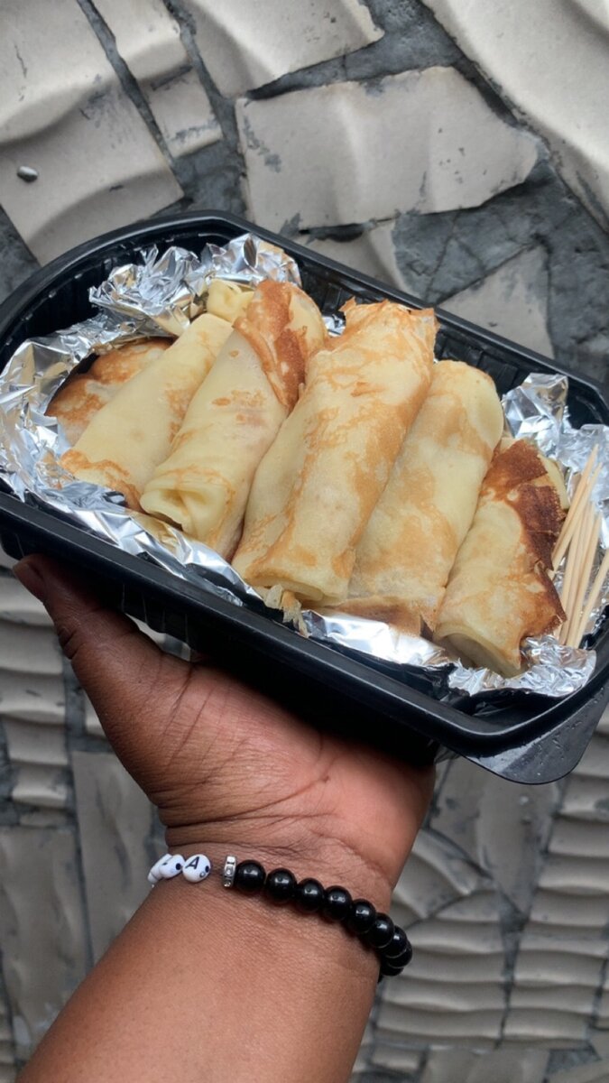 10 Crêpes nature en rouleaux