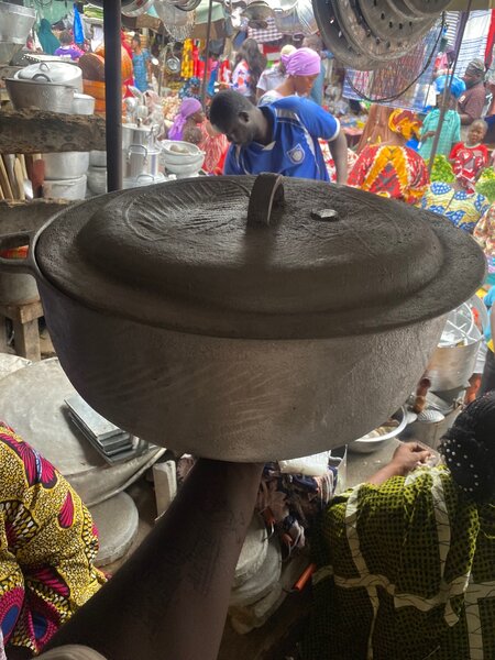 Marmite en aluminium robuste