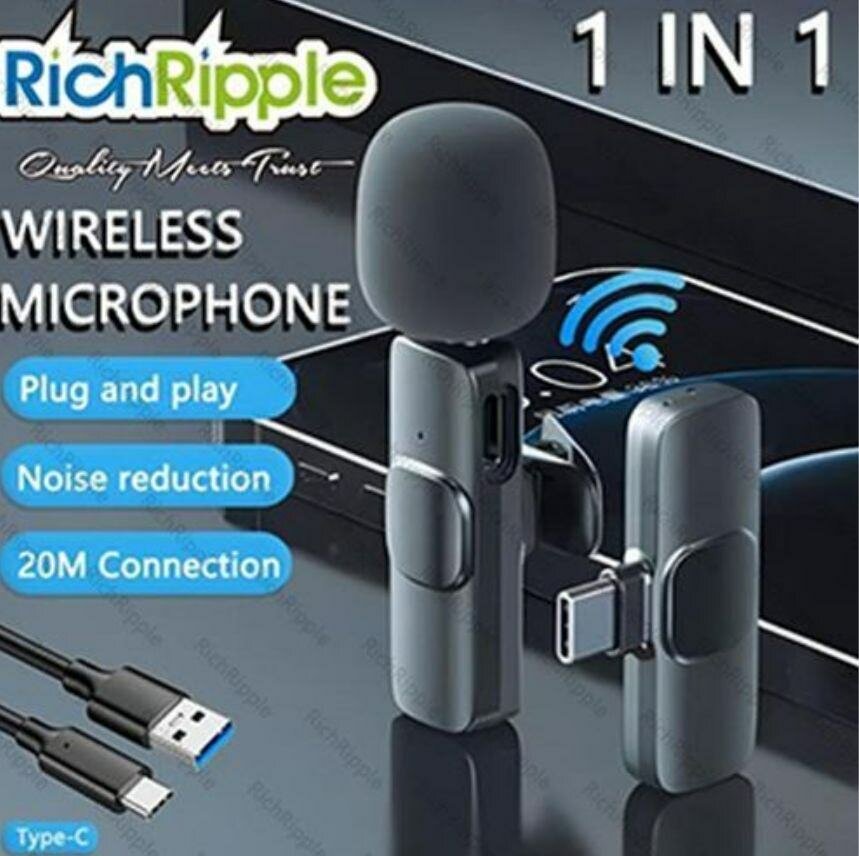 Microphone sans fil Type-C