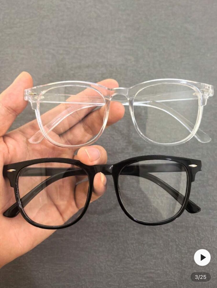 Lunettes de vue transparentes