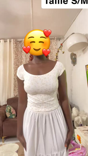 T-shirt ajusté floral femme