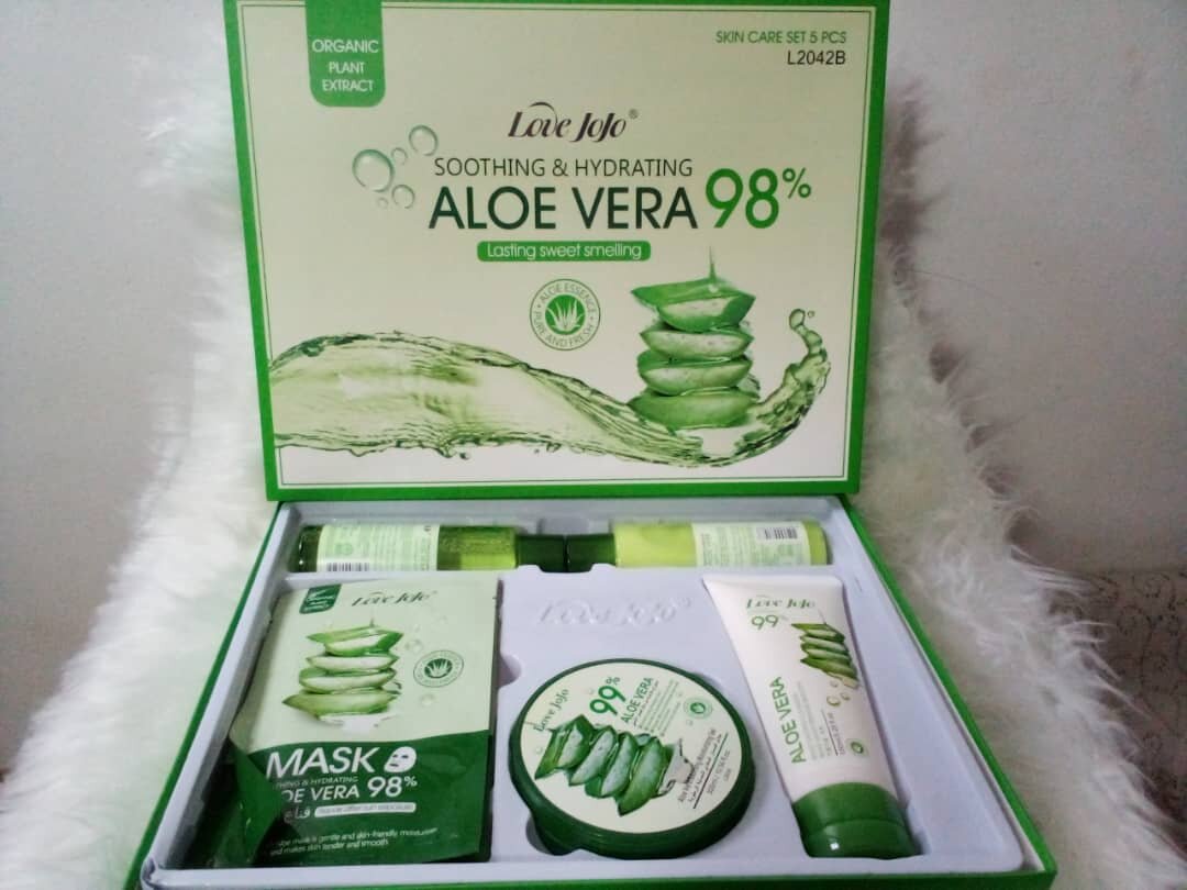 Set soins hydratants Aloé Vera 98%