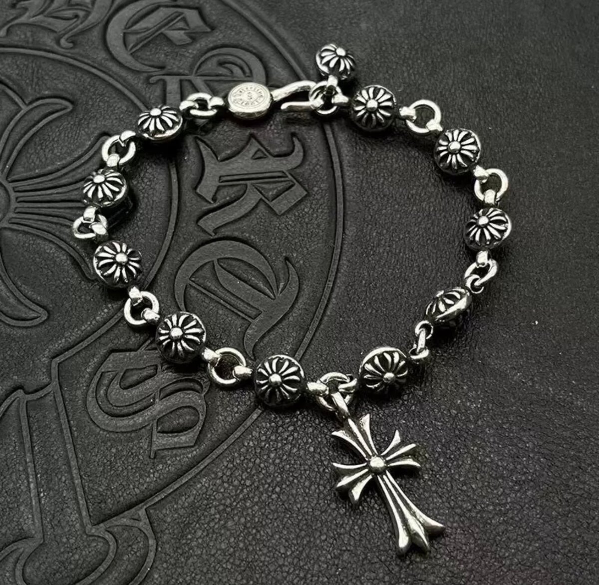 Bracelet en argent pendentif