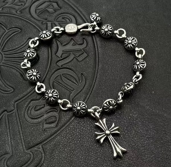 Bracelet en argent pendentif