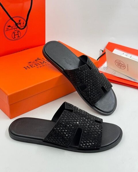 Hermès Sandales noires