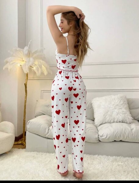 Pyjama cœur femme