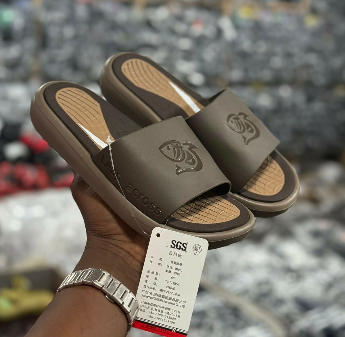 Tongs confort décontractées homme