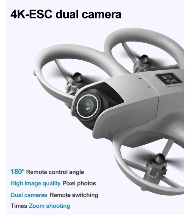 Drone caméra 6K double