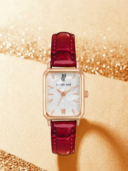 Montre Femme Rouge Élégante