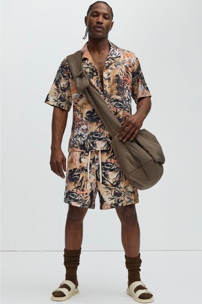 T-shirt imprimé tendance pour hommes