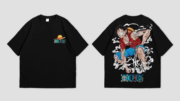 T-shirt One Piece Gear 5 Luffy homme