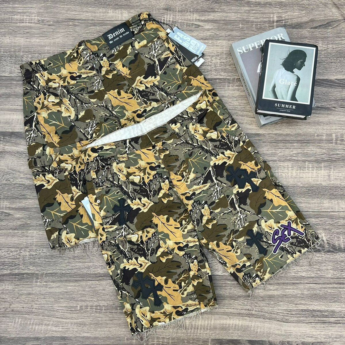 Camouflage shorts