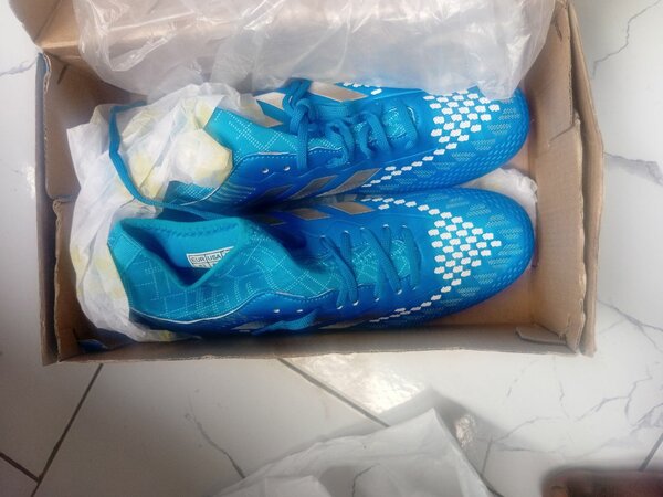 Chaussures de Football Bleu Homme