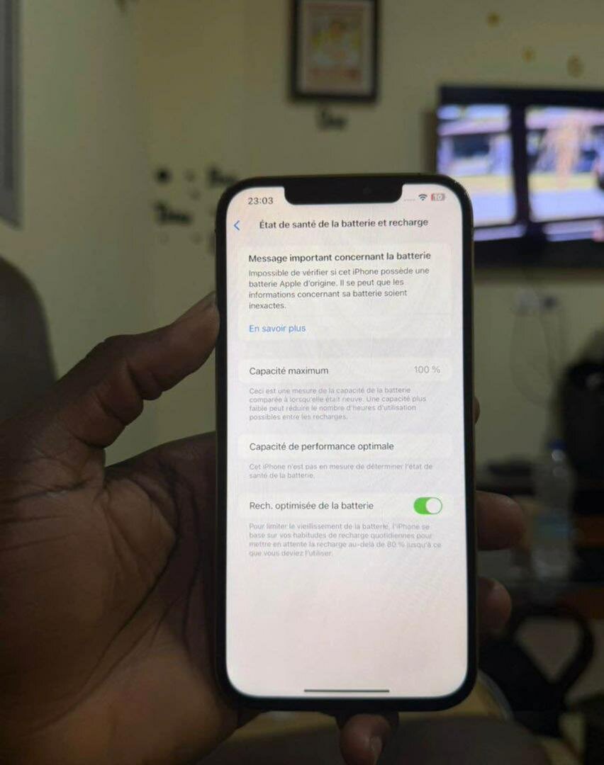 iPhone 12 Pro Max argent