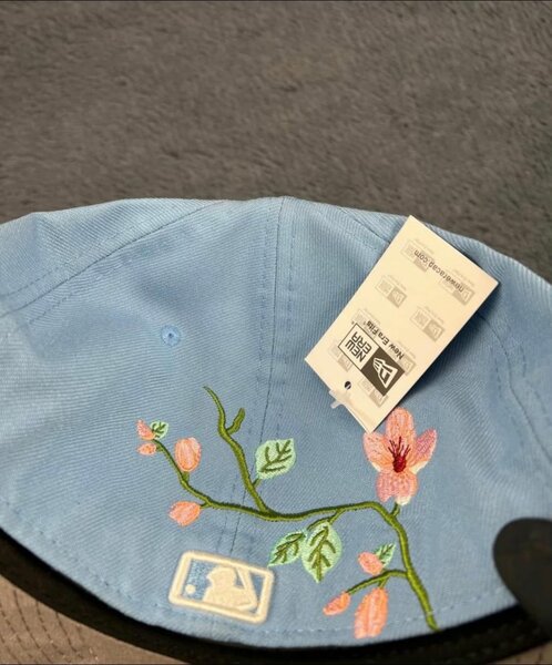 Floral Embroidered Baseball Cap